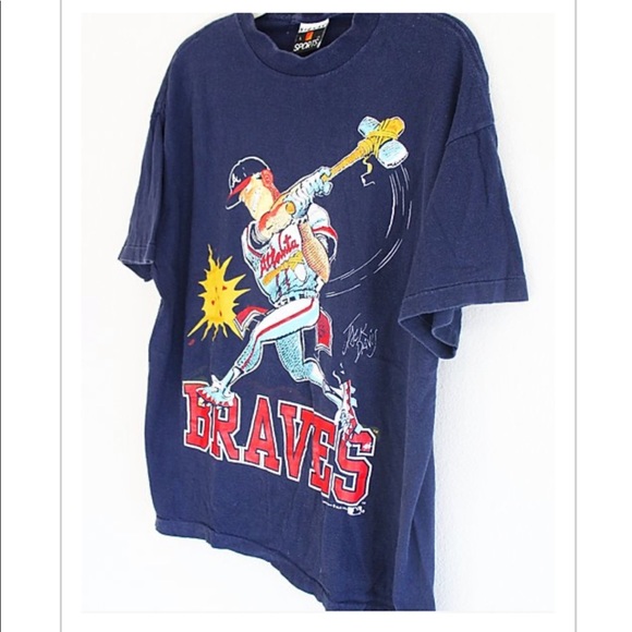 Vintage jack davis Atlanta Braves TShirt - Picture 3 of 5